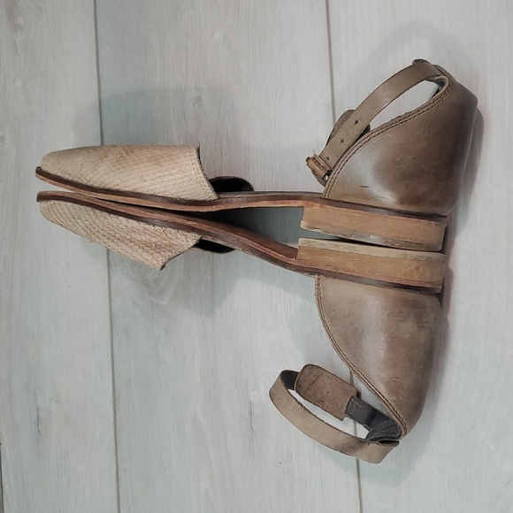 Free People Womens Ankle Leather Pointed Toe Loafer Flats shoes sz 37/6.5-7 - Picture 8 of 13